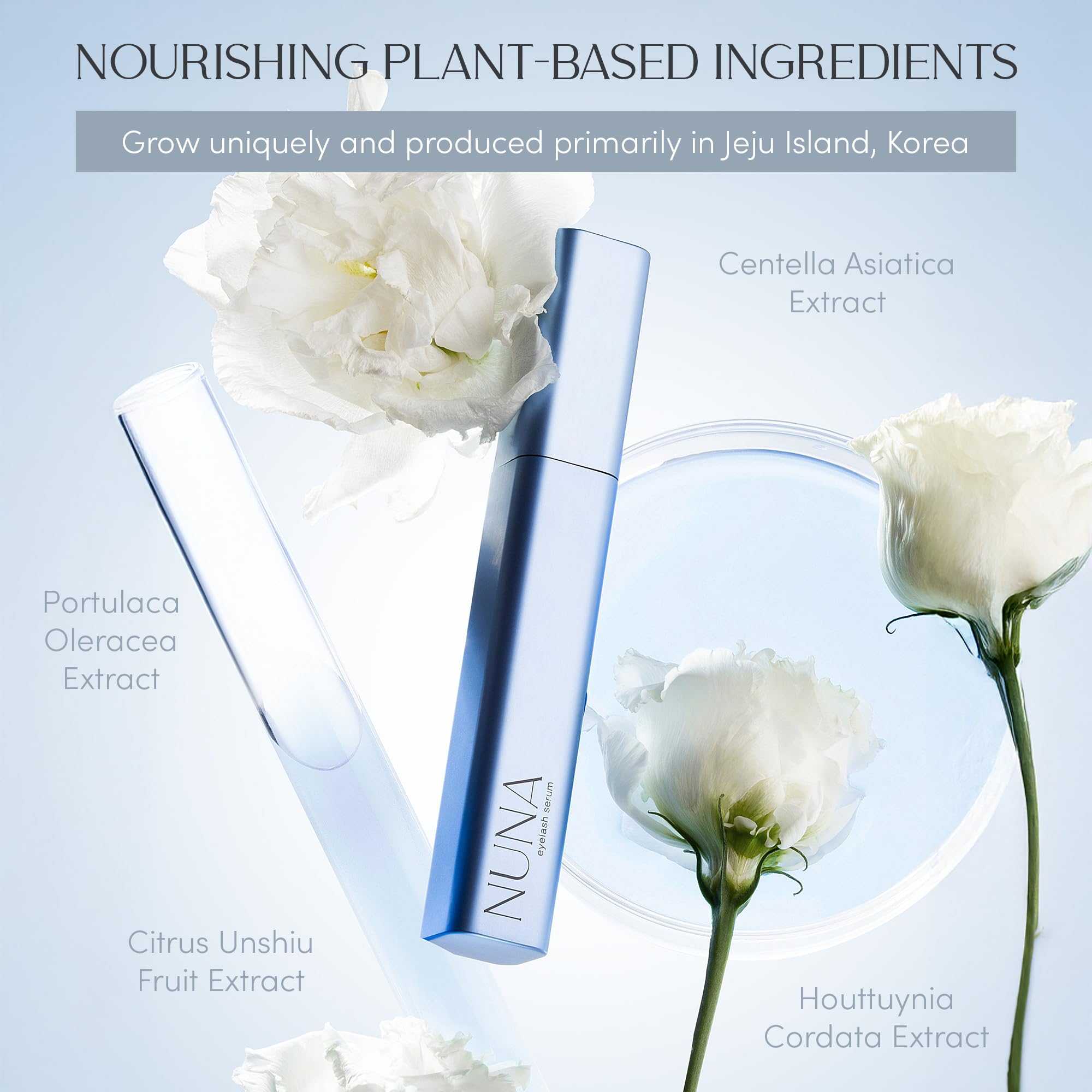 Nuna Eyelash Growth Support Serum packaging back label