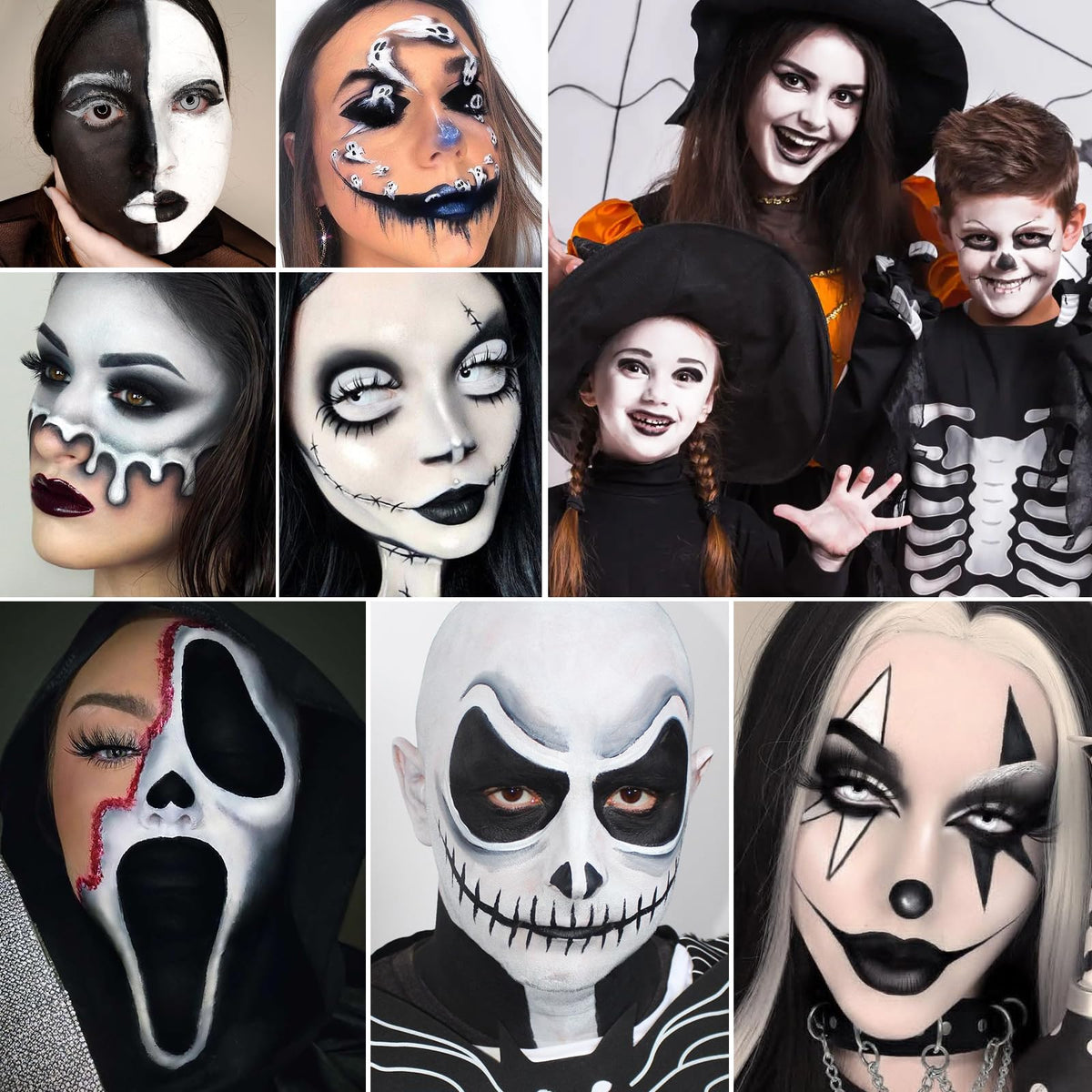 Complete all-in-one packaging layout for Halloween and cosplay use.