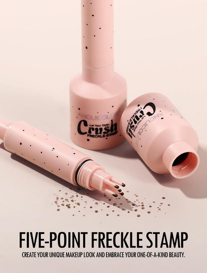 Waterproof and smudge-proof formula testing of the Anglicolor beauty marker on skin.