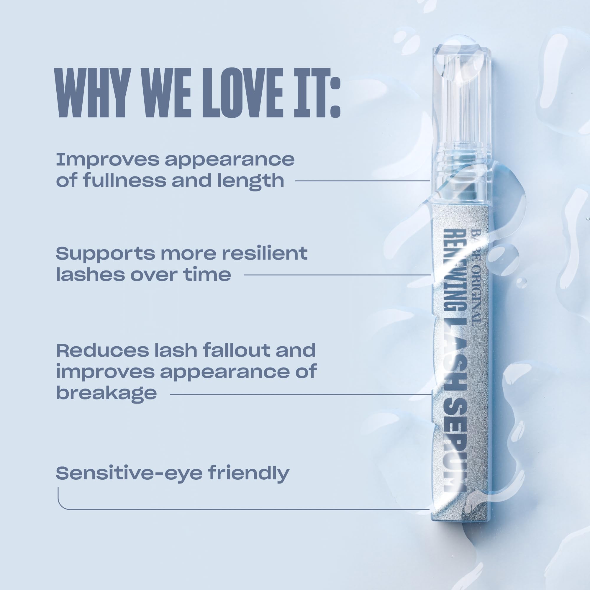 Babe Original Renewing Lash Serum box details