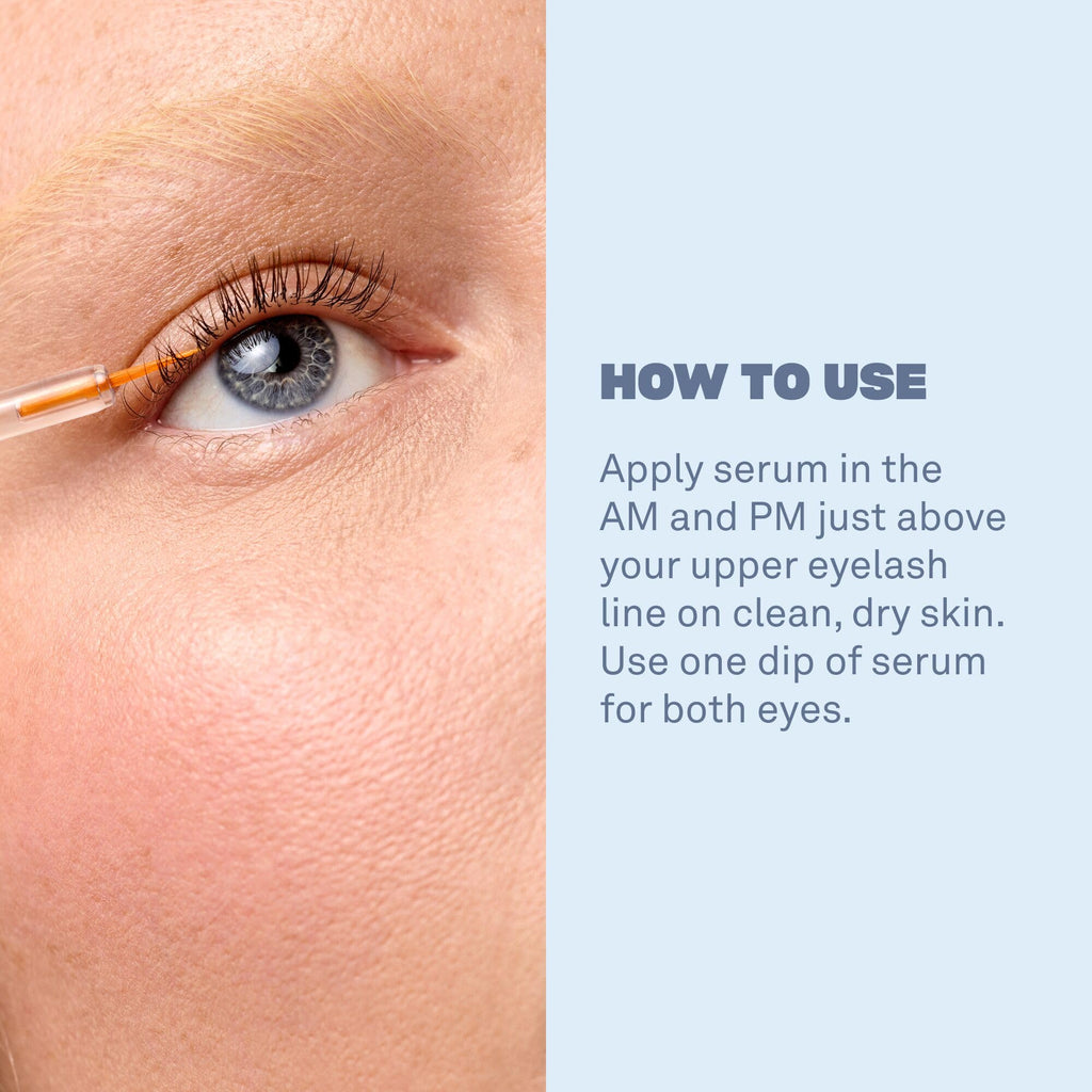 Ingredients label of Babe Original Renewing Peptide Lash Serum