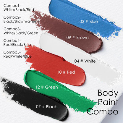 Matte black eye black lipstick style stick by Freeorr being applied for a baseball or football sports look.