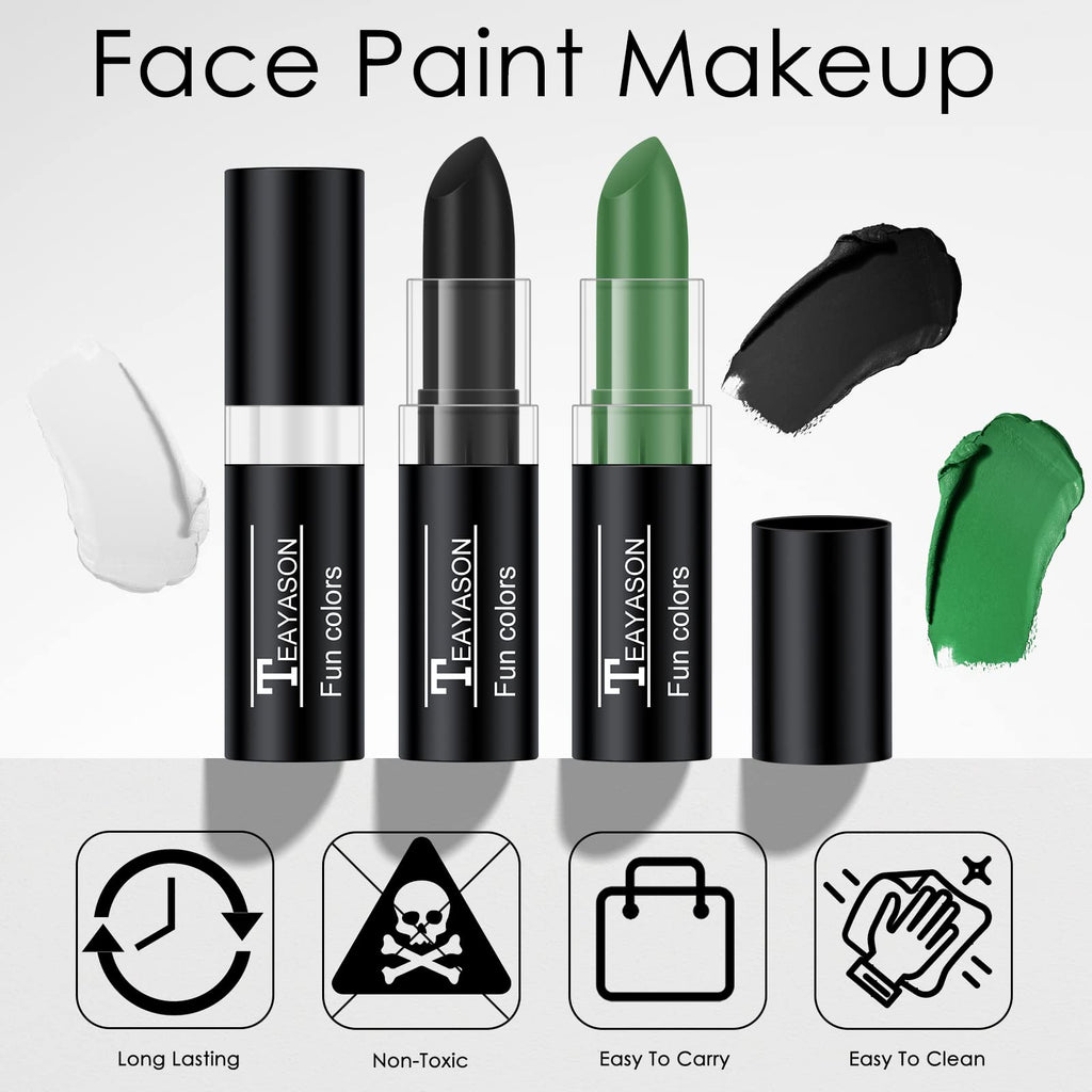 Freeorr face paint makeup kit showing twist up mechanism