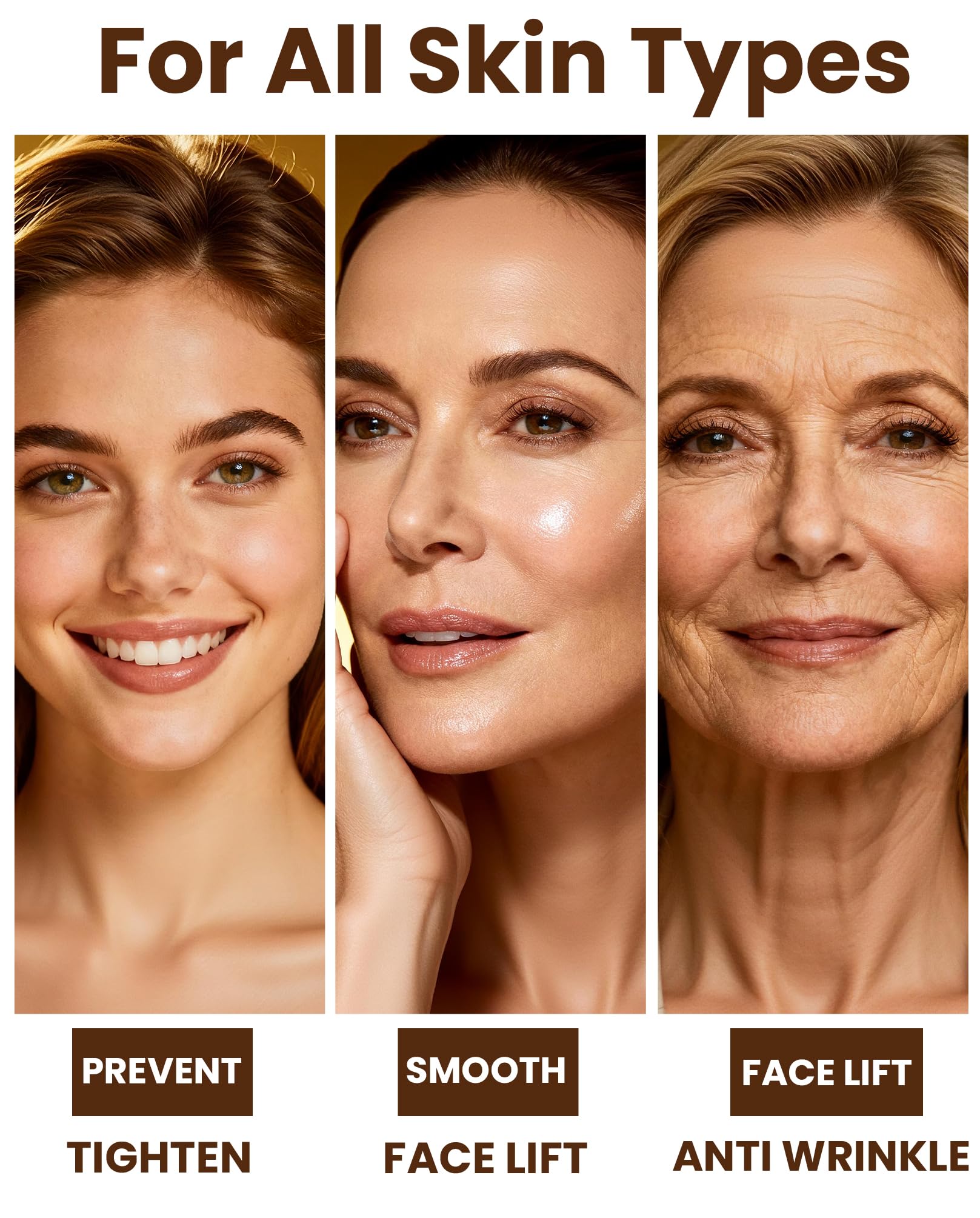 Akissos overnight anti wrinkle facial patches packaging showing 5 meter length dimension