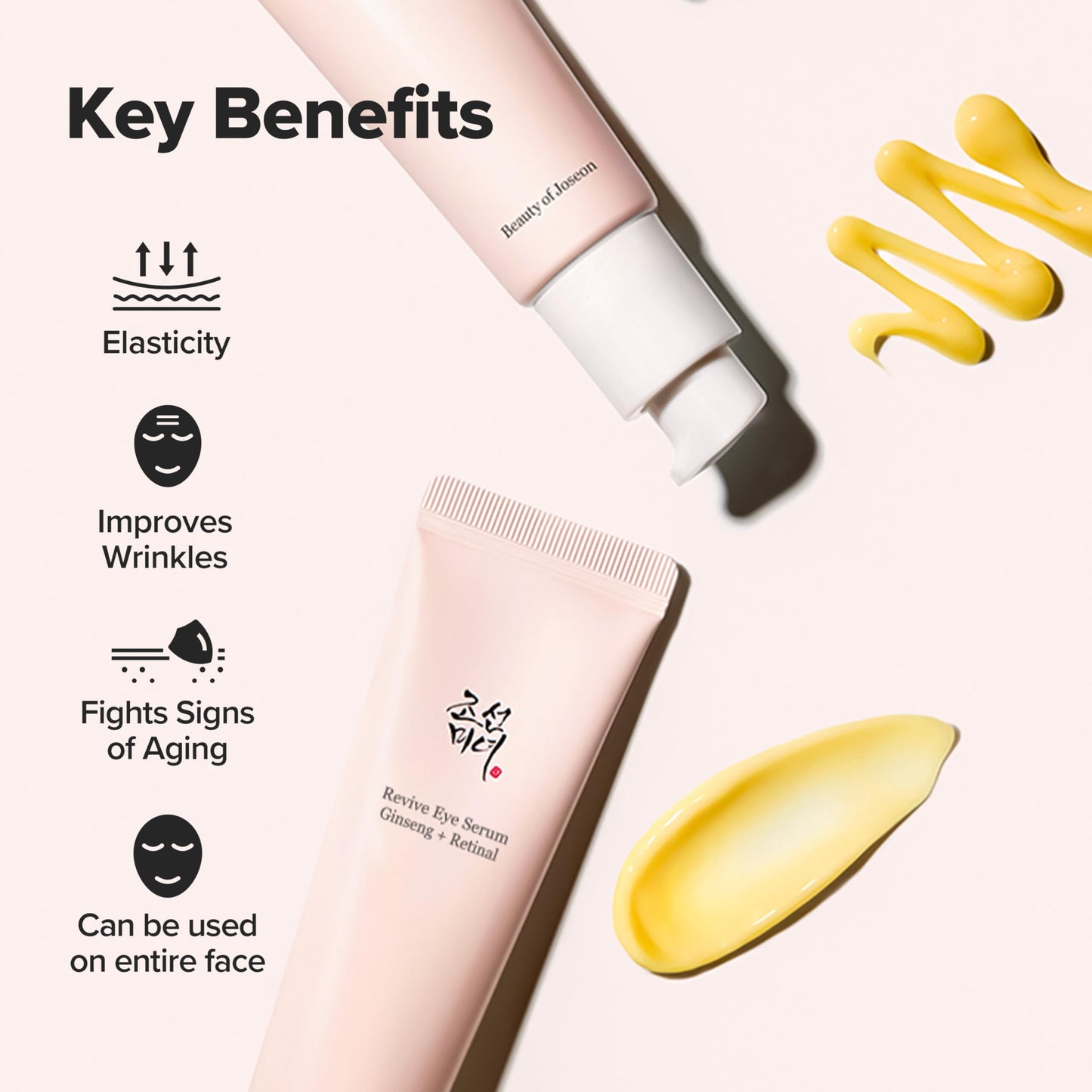 Close up of Beauty of Joseon Revive Eye Serum pump applicator