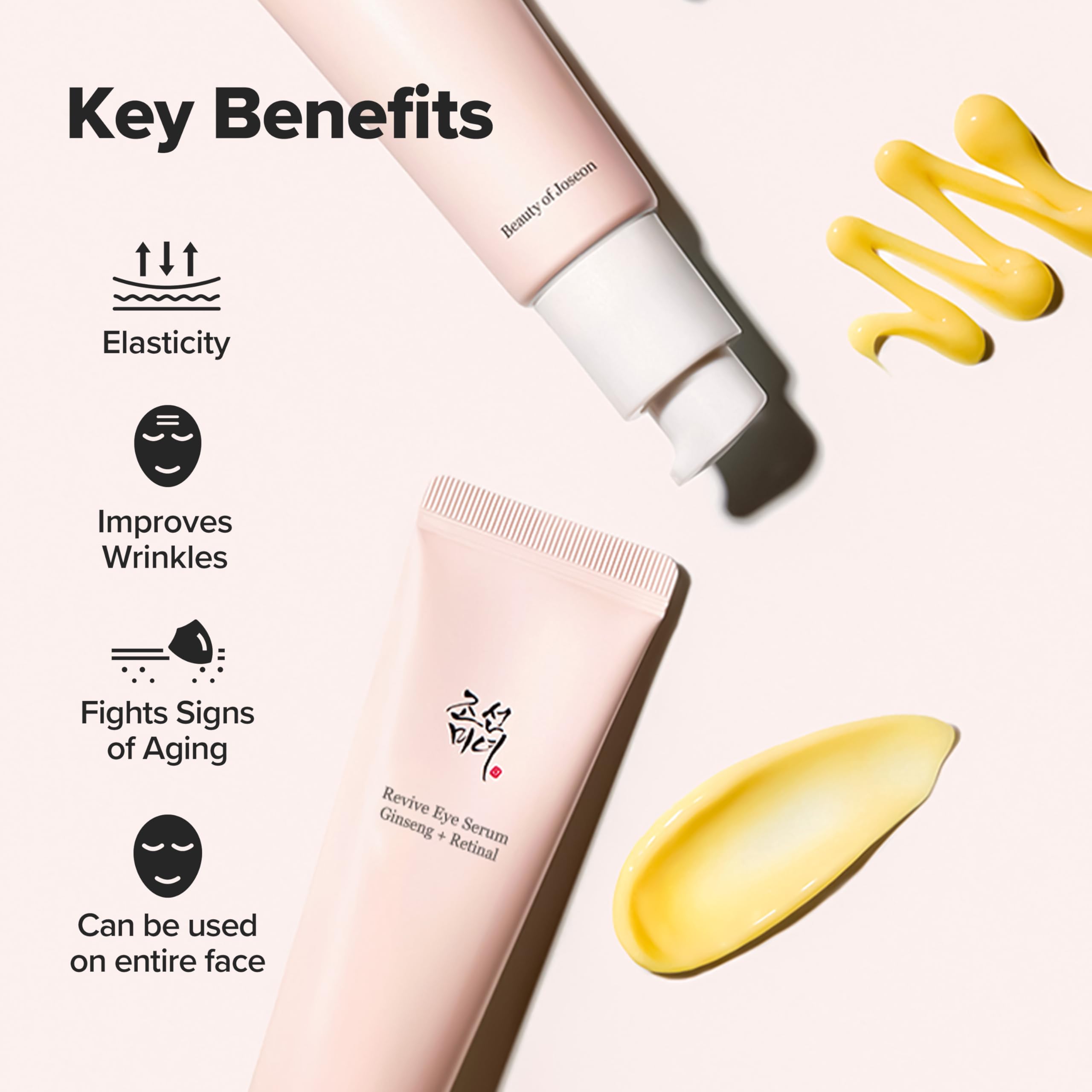 Close up of Beauty of Joseon Revive Eye Serum pump applicator