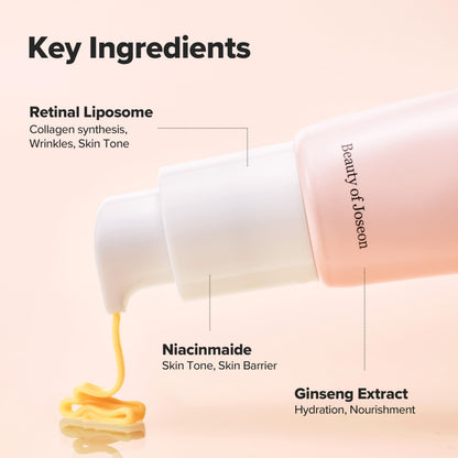 Beauty of Joseon eye serum next to its outer box packaging