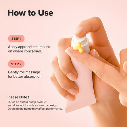 Application of Beauty of Joseon eye serum under eye area