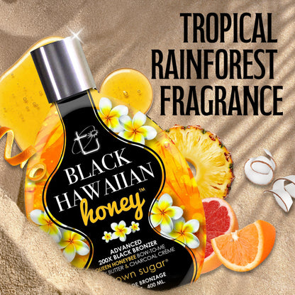 Texture of Brown Sugar Black Hawaiian Honey tanning lotion