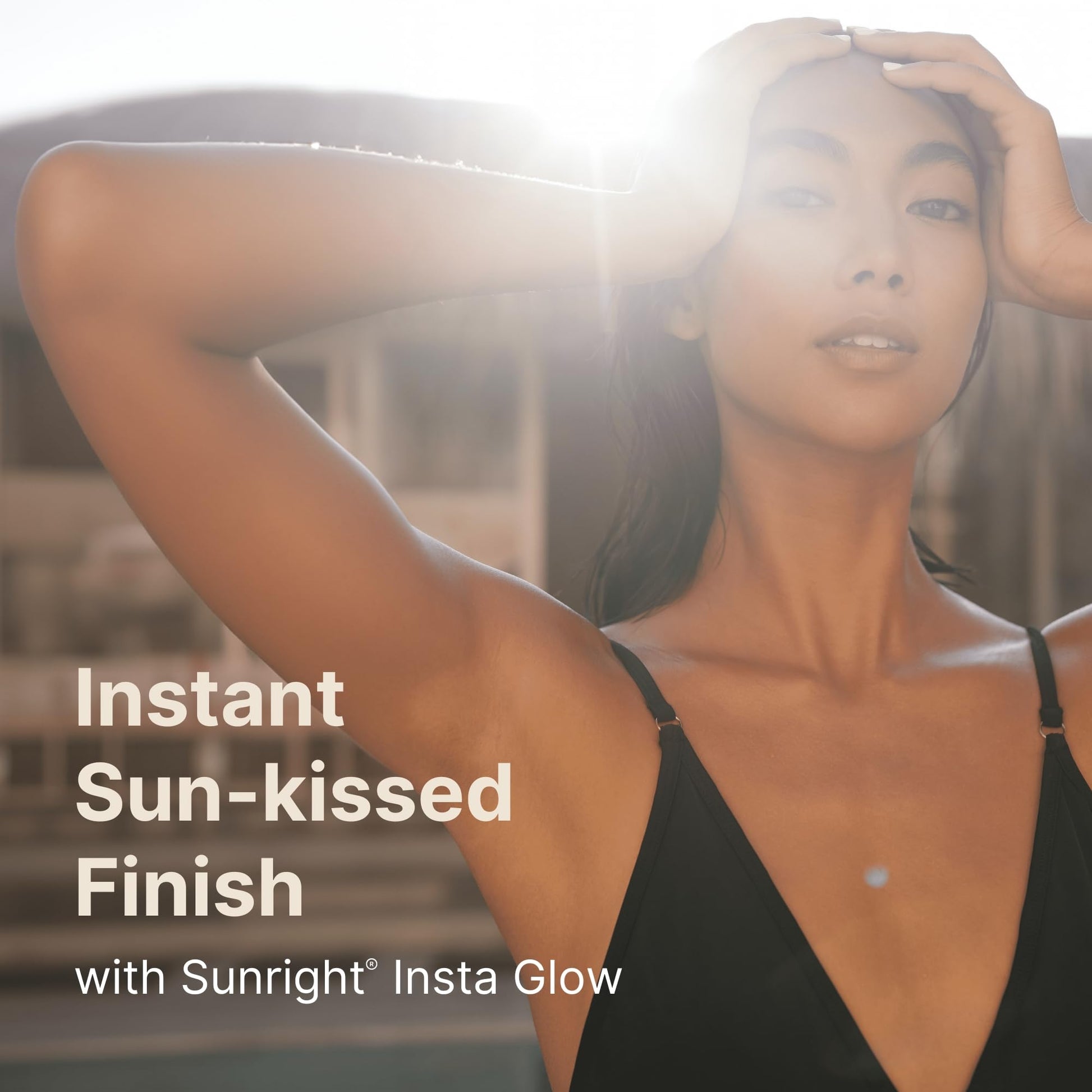 Side view of Nu Skin Sunright Insta Glow 4.2 fluid ounce packaging