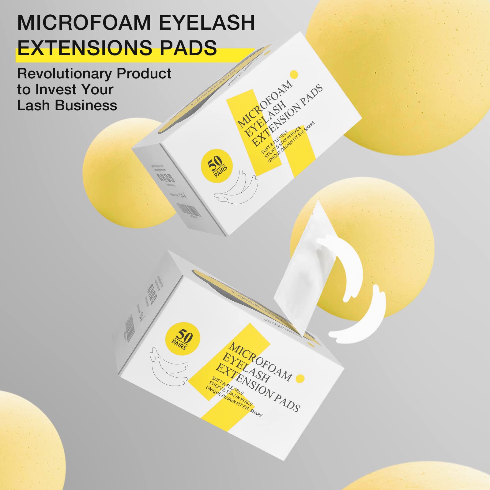 Premium salon quality imported lash mapping patches for isolating lower lashes safely.