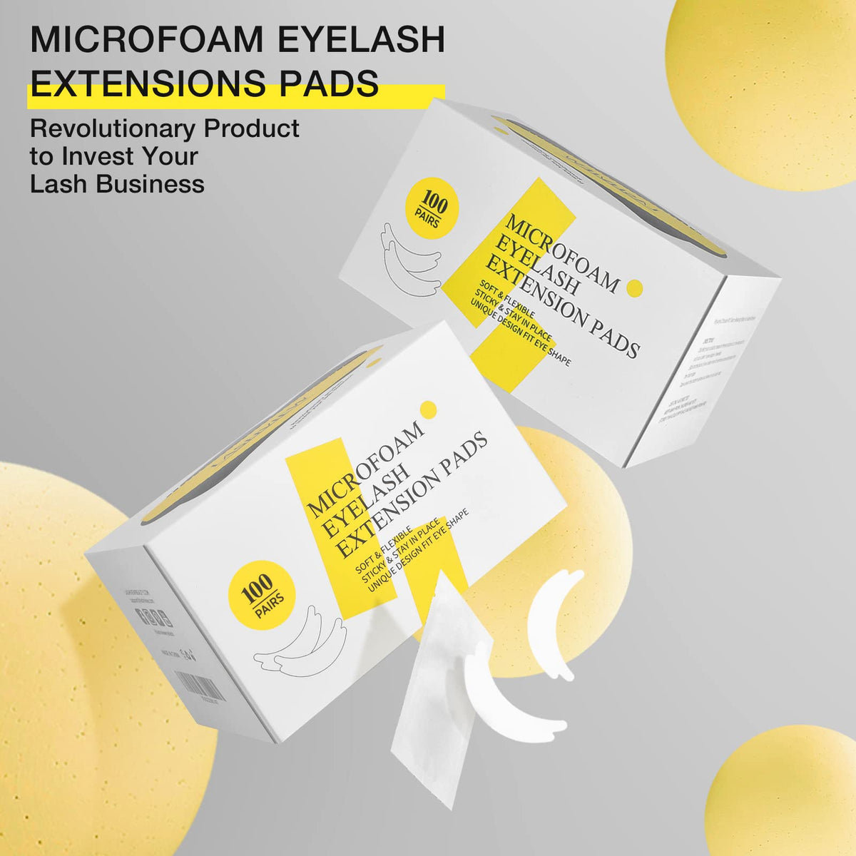 Lashview microfoam under eye pads individual packets
