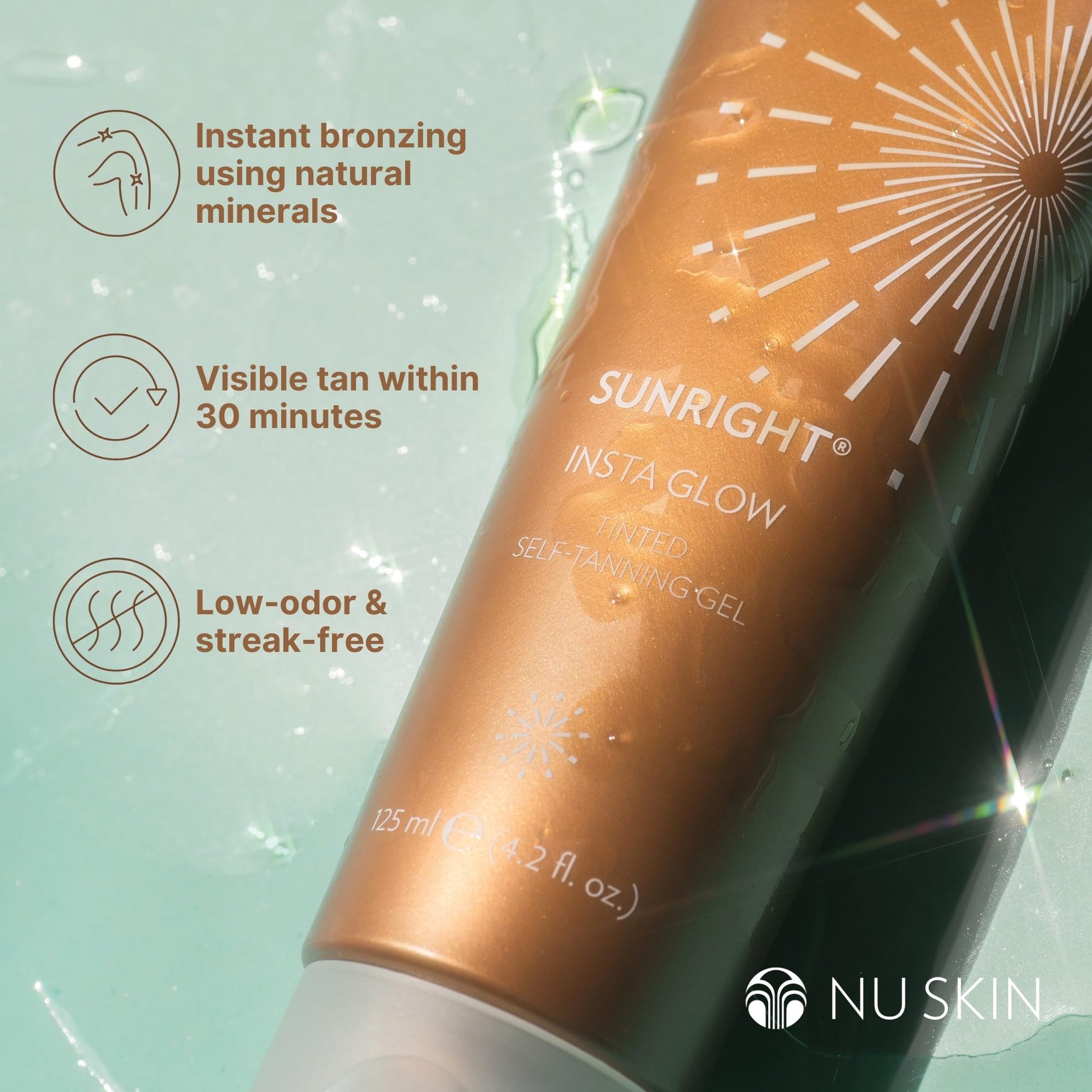 Nu Skin Sunright Insta Glow bronzer in a lifestyle setting