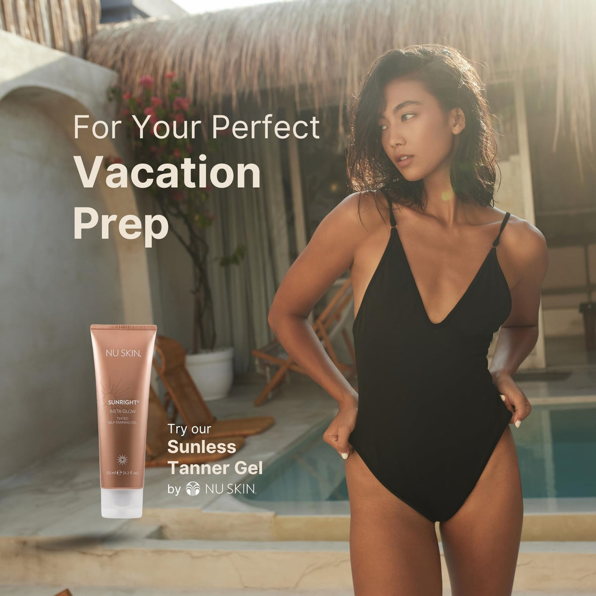 Nu Skin Sunright Insta Glow authentic USA imported packaging