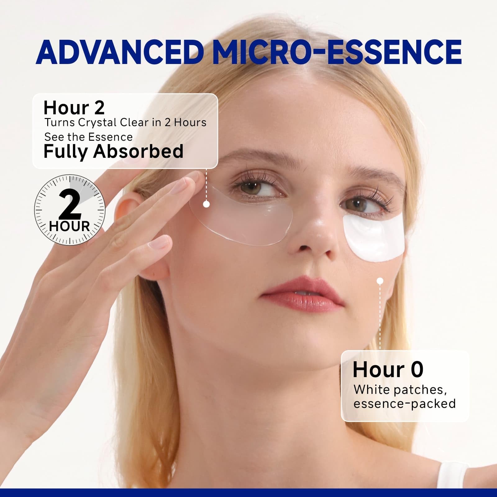 Dr Vincent vegan under eye patches for puffiness and wrinkle reduction routine.