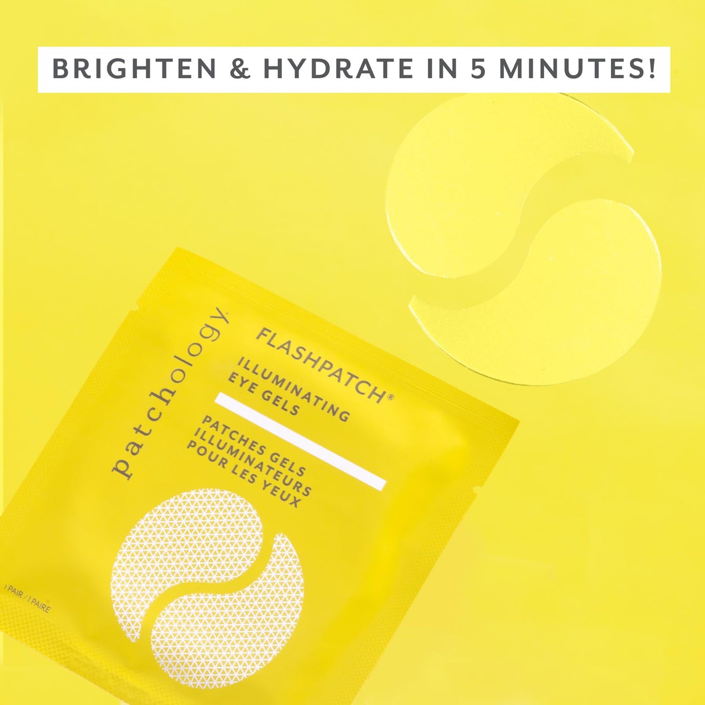 Patchology brightening under eye patches for dark circles application
