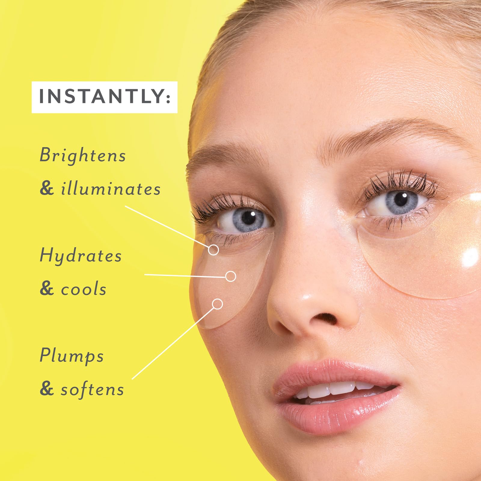 Patchology FlashPatch hydrogel texture and ingredients close up