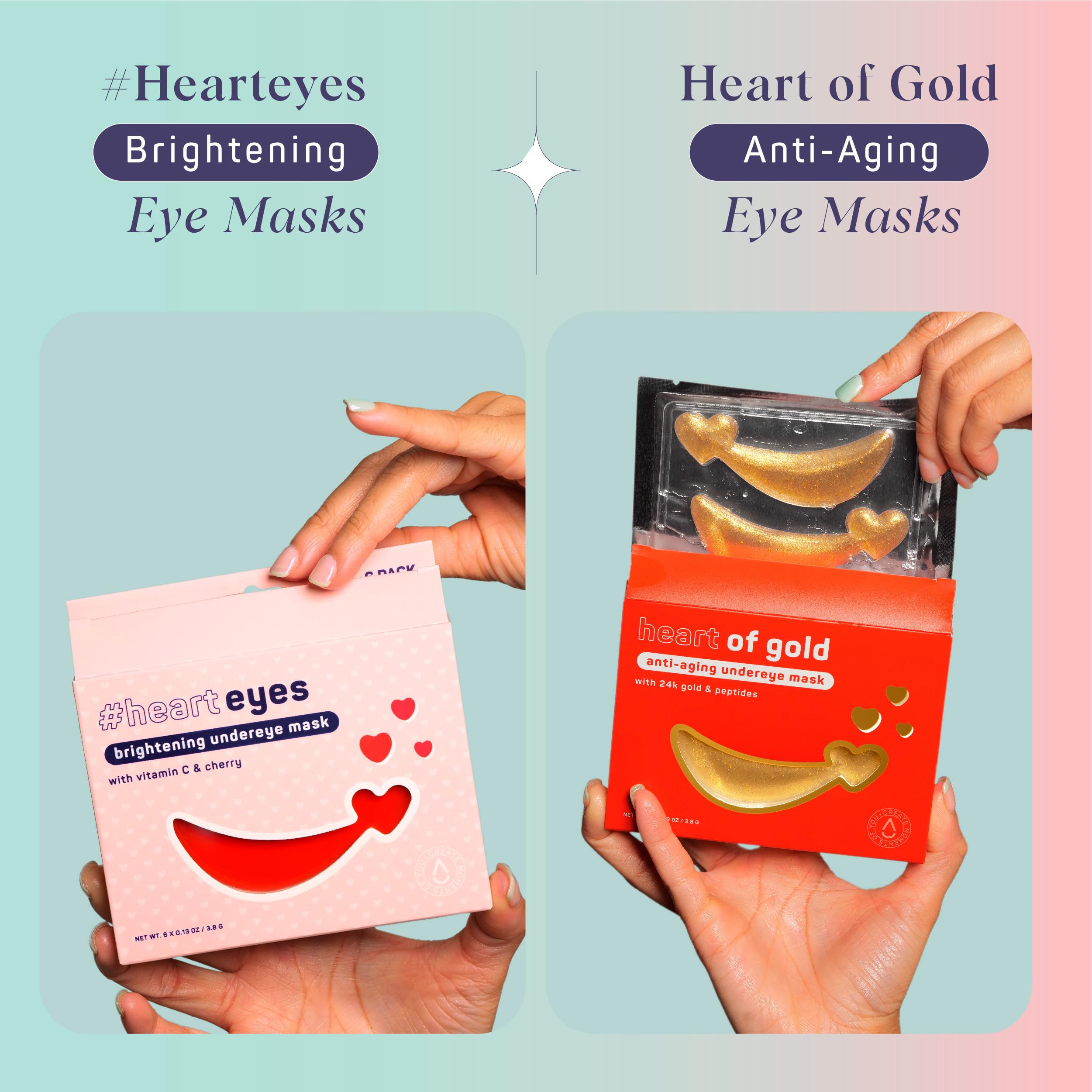 SpaLife heart shaped hydrogel patches close up texture view