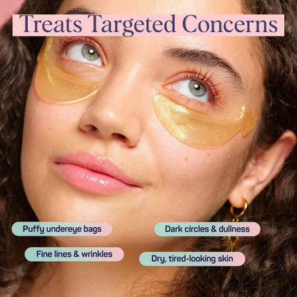 SpaLife hydrating eye mask bundle back packaging showing details