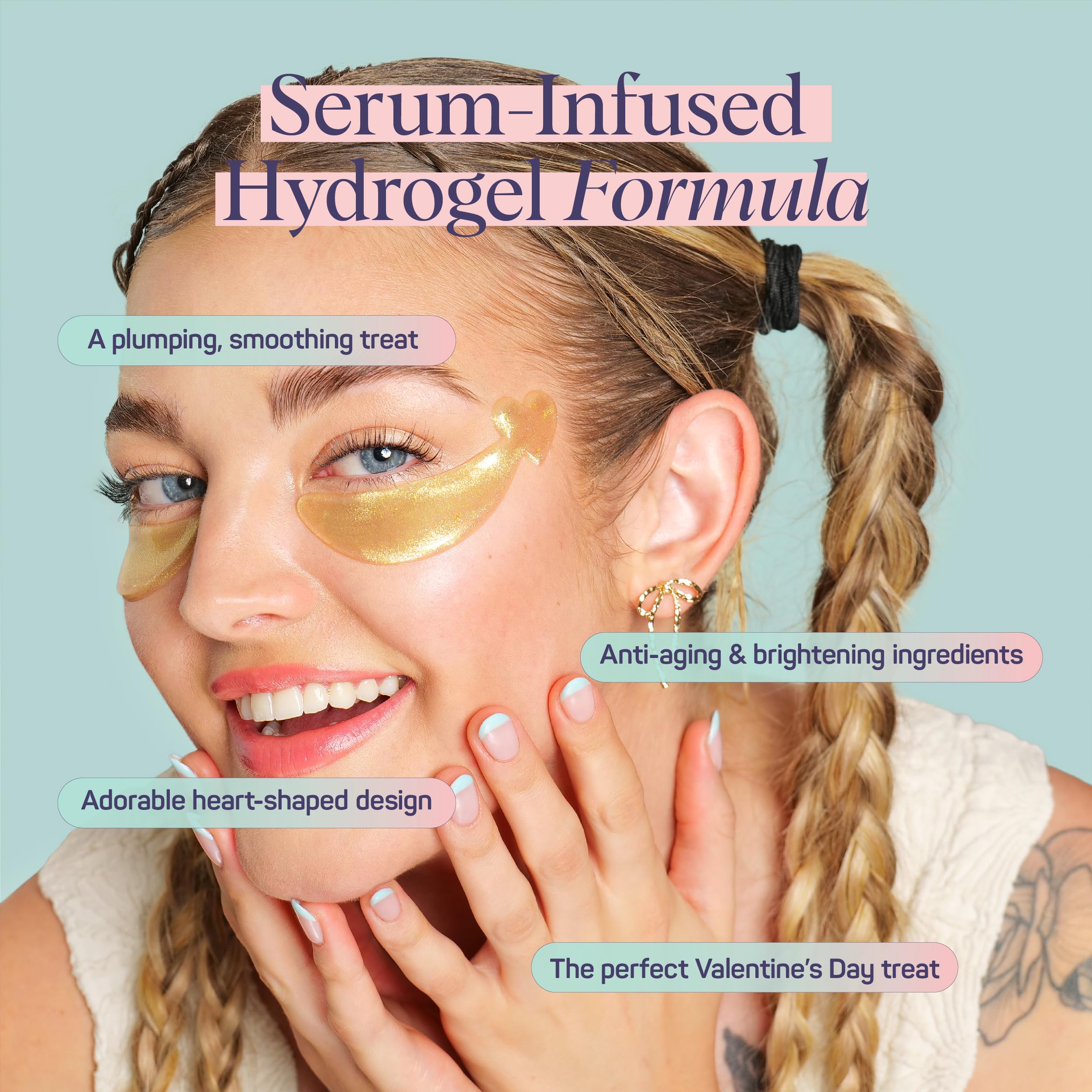 SpaLife love at first sight under eye patches application demonstration