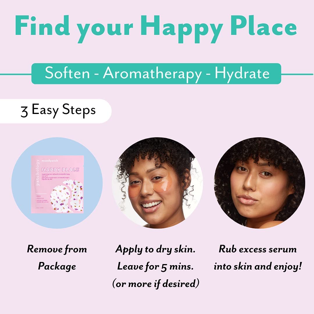 Patchology Moodpatch five pairs pack highlighting brightening benefits