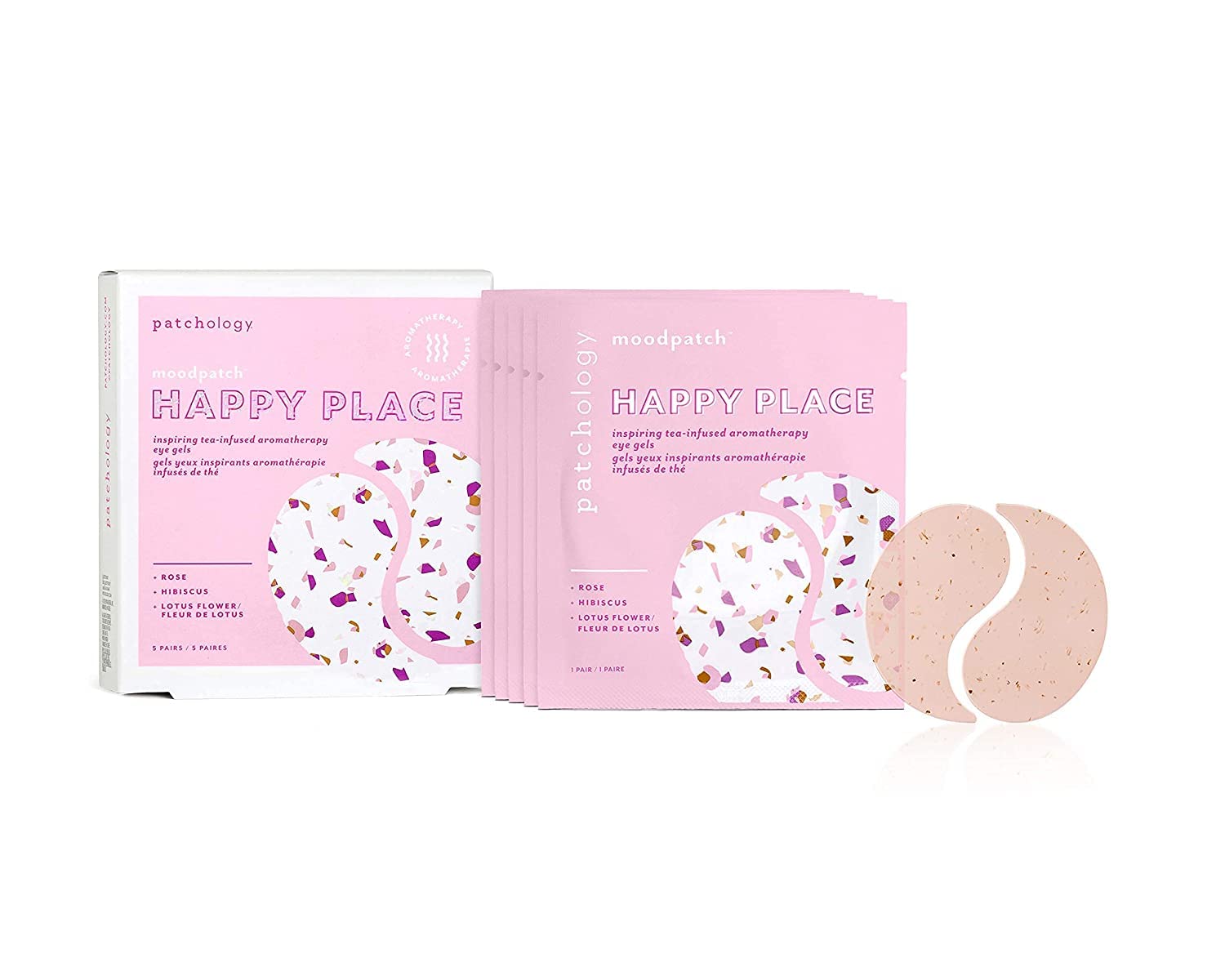 Premium Patchology aromatherapy under eye gel patches for stress relief