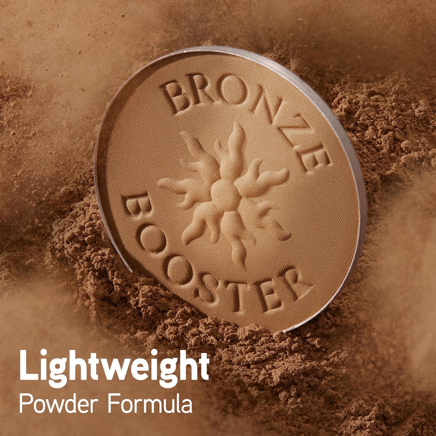 Physicians Formula Glow Boosting Pressed Bronzer built-in applicator brush closeup