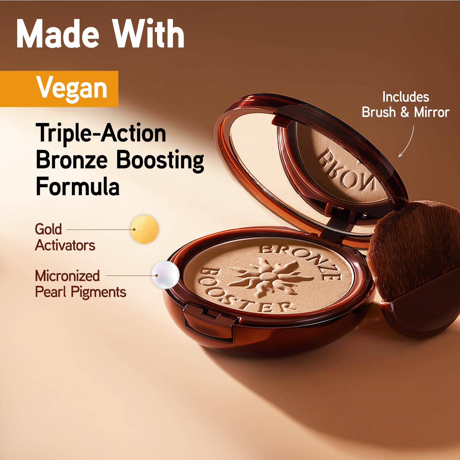 Physicians Formula Vitamin Infused Bronze Booster open compact case