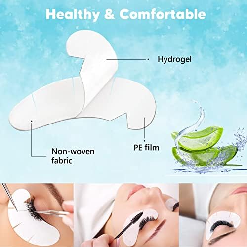 C. ARTIST hydrogel patches kit with one hundred pairs of lint-free eye pads for professional lash technicians.
