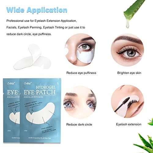 Close-up of the V-shaped contour design with adjustable incisions on the C. ARTIST collagen eye patches.