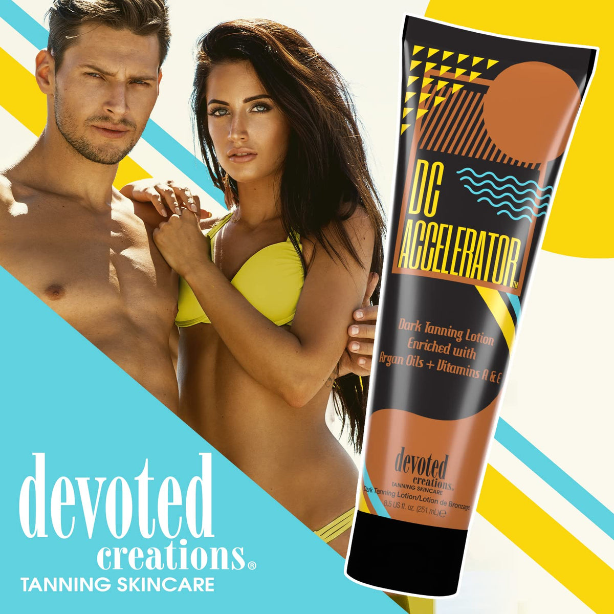 Devoted Creations DC Accelerator Dark Tanning Lotion texture and consistency