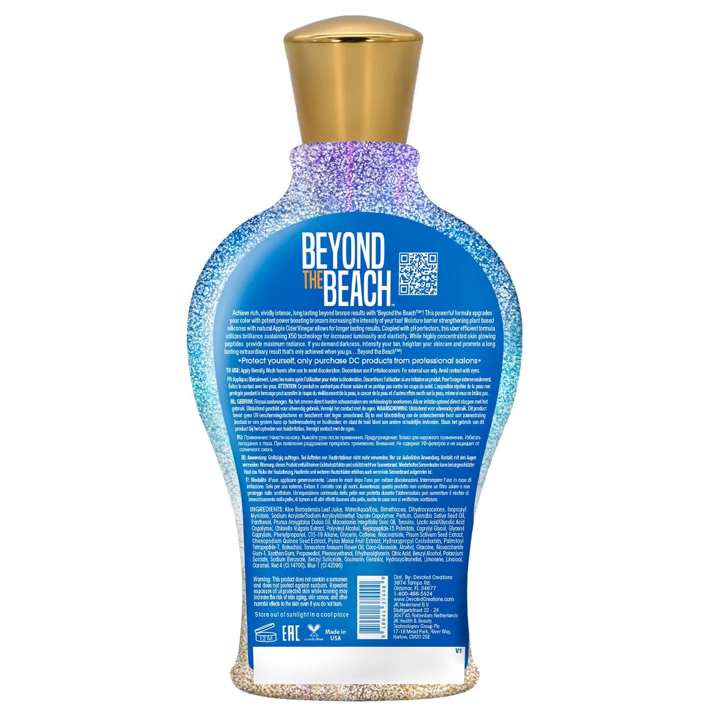 Devoted Creations Beyond The Beach tanning lotion product details