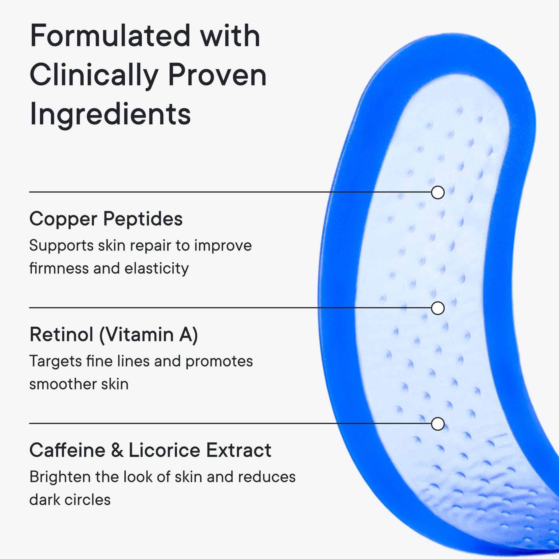Qure micro needle technology patches for facial fine lines