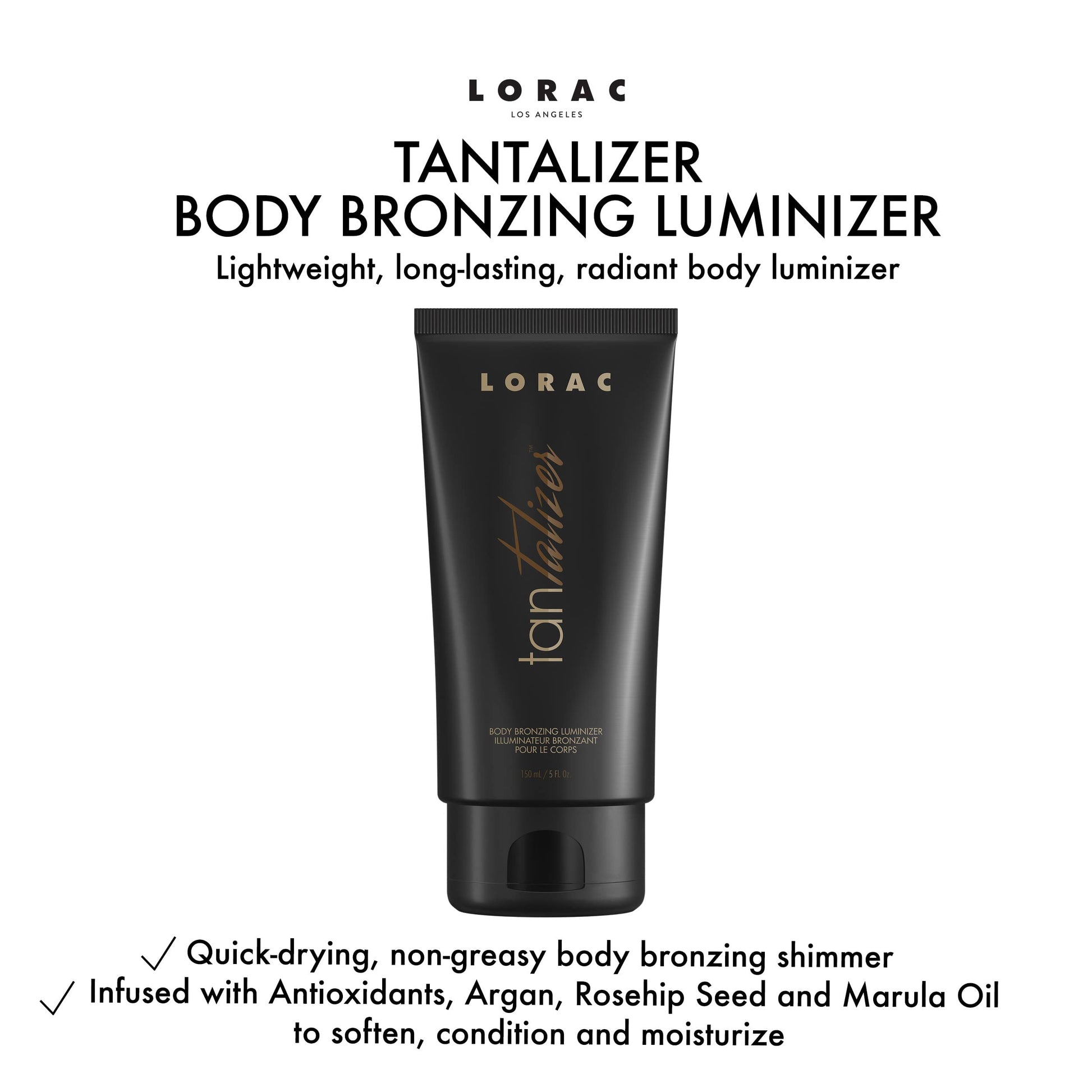 Lorac body bronzing cream texture swatch