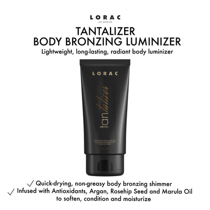 Lorac body bronzing cream texture swatch
