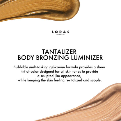 Champagne Bronze shade luminizer applied on skin