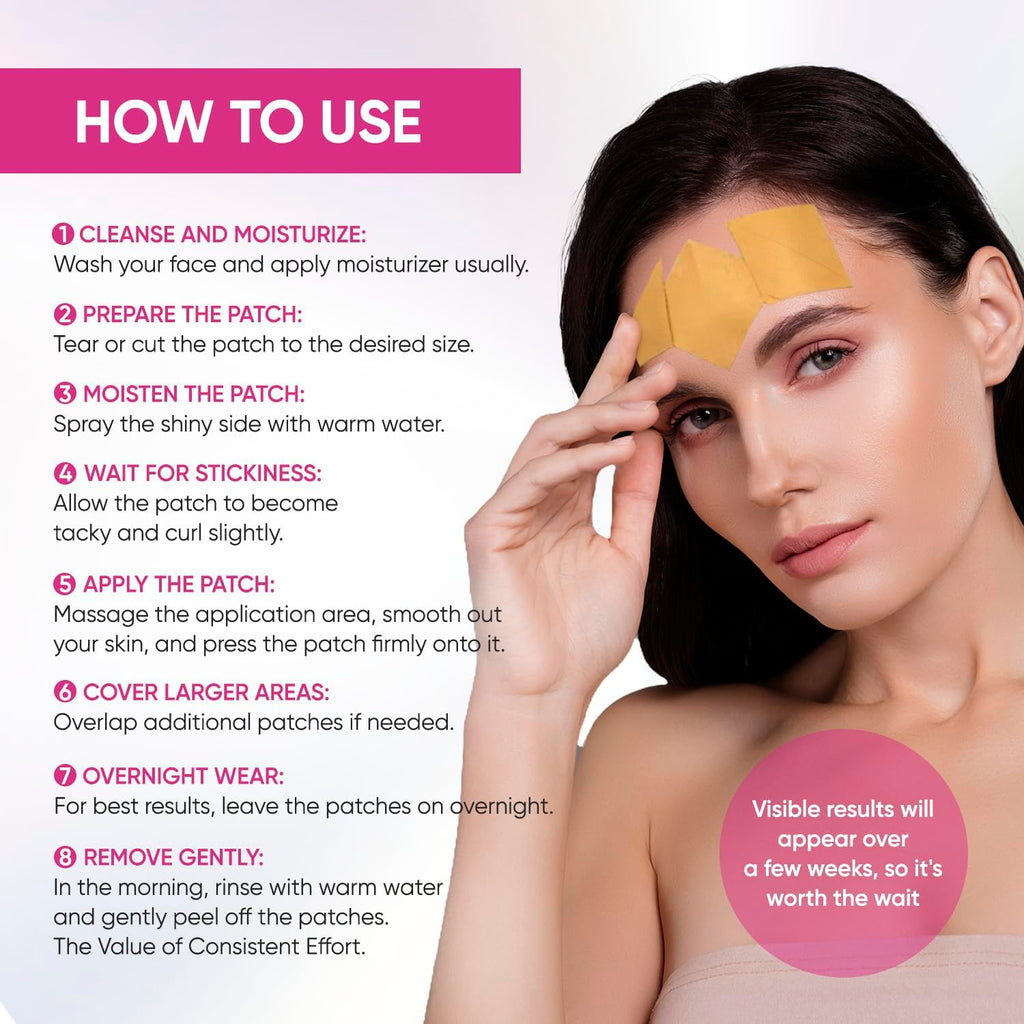 Side angle view of the Silkdermis anti wrinkle patch box