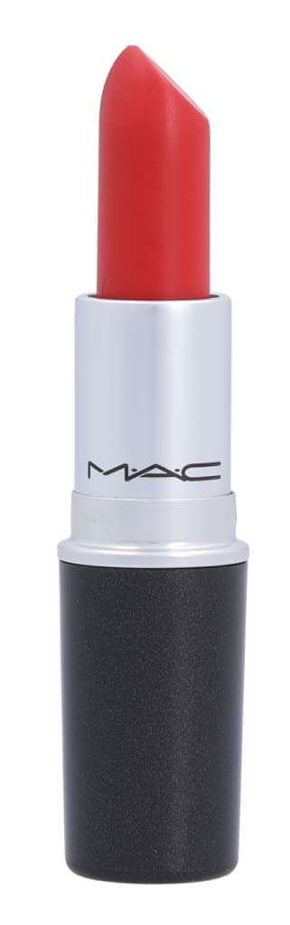MAC Dangerous coral red lipstick shade swatch
