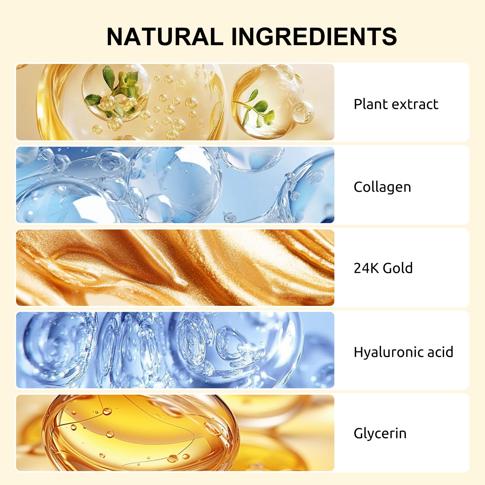 Close-up view of the marine fragrance hydrogel patches showing their crystal clear gel texture for intense hydration.