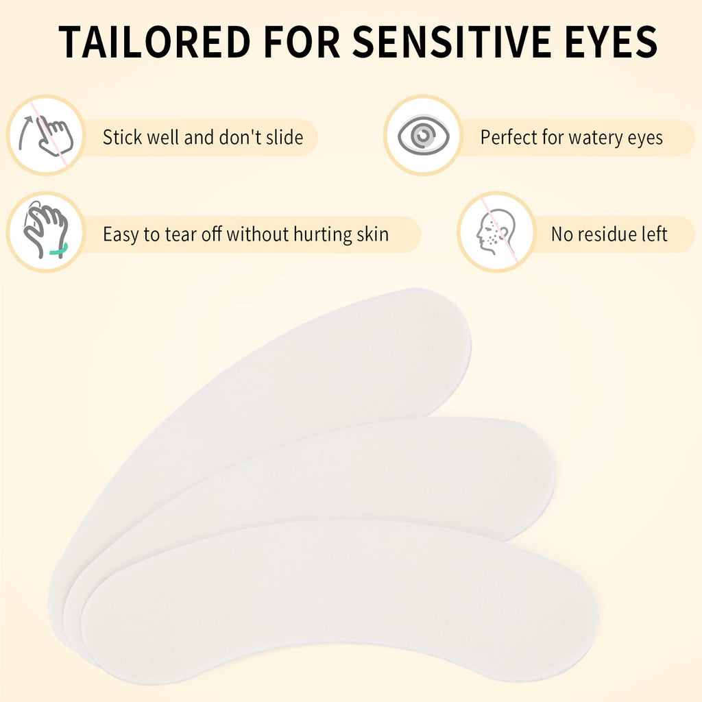 Miuffue lash extension pads curved shape display