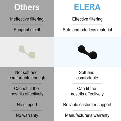 Elera nose filters in packaging for spray tanning protection