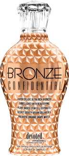 Devoted Creations indoor tanning lotion complete product angle view