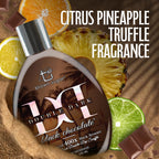 Brown Sugar black bronzer lotion texture and silicone soufflé display
