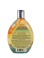 Tan Asz U Island Black 200X Bronzer texture and lotion swatch