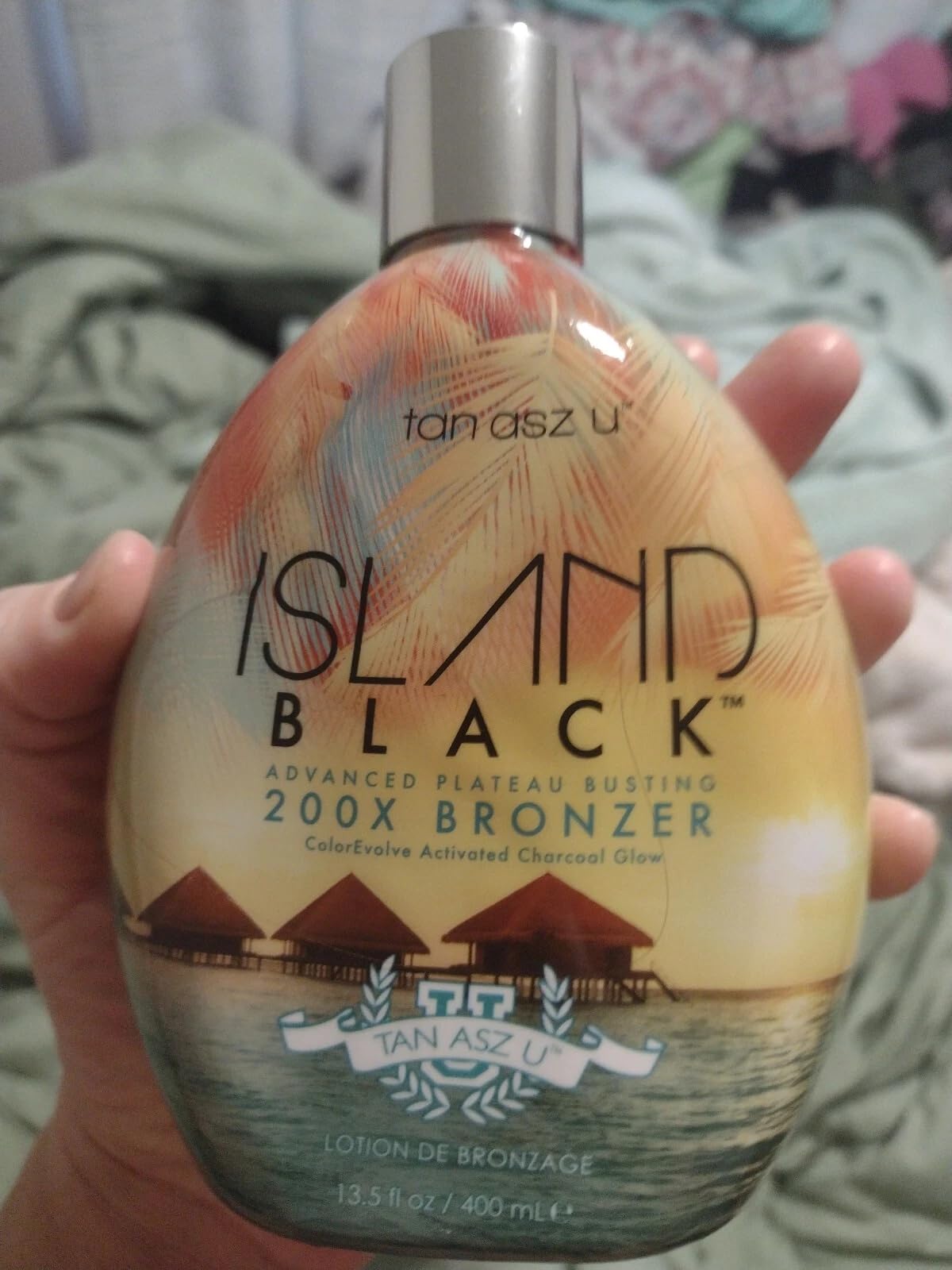 Authentic Tan Asz U imported tanning bronzer bottle