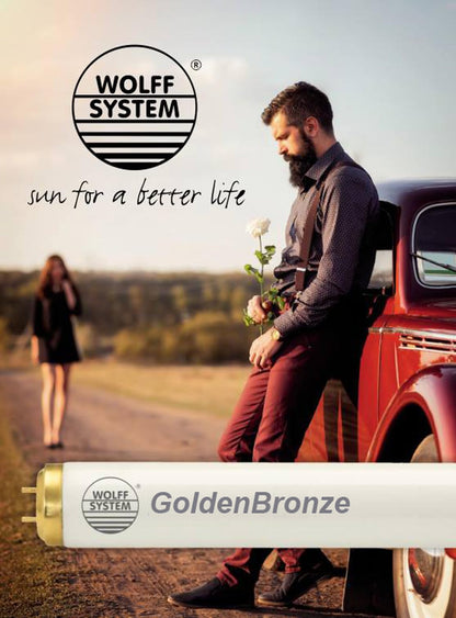 GoldenBronze Maximum tanning lamp specifications label