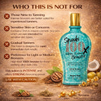 Supre Snooki tanning lotion bottle texture display