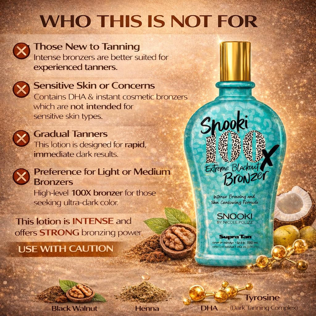 Supre Snooki tanning lotion bottle texture display