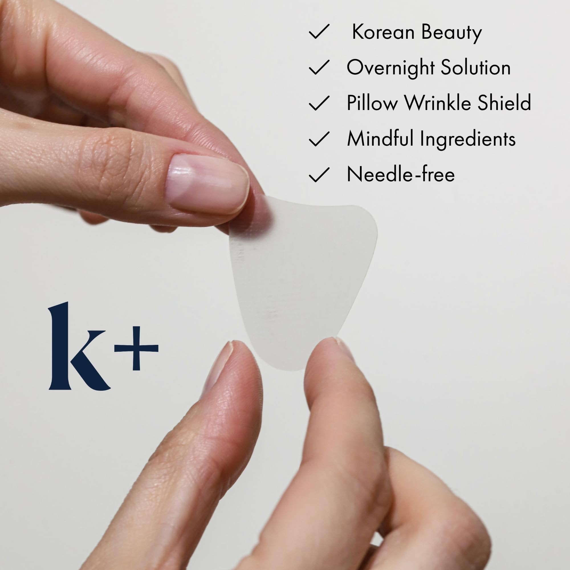 Korean anti-wrinkle patches targeting crow's feet lines around the eye area.