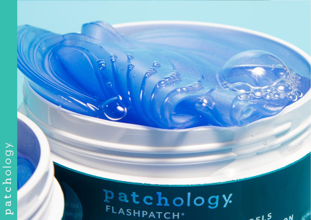Patchology FlashPatch Restoring Night Eye Gel Patches lifestyle evening routine view